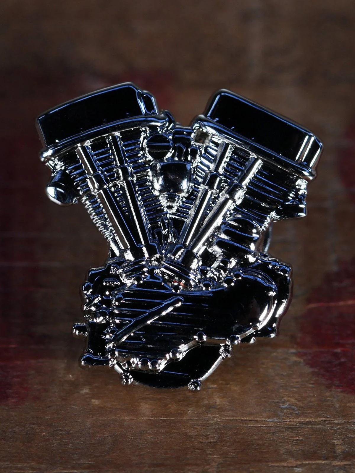 Lowbrow Panhead Engine Pin - Image 2