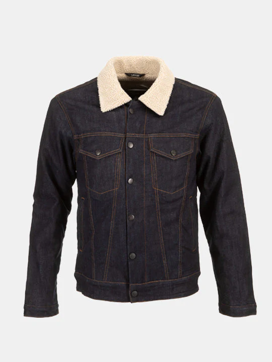 Resurgence Pekev Raw Denim Sherpa Jacket