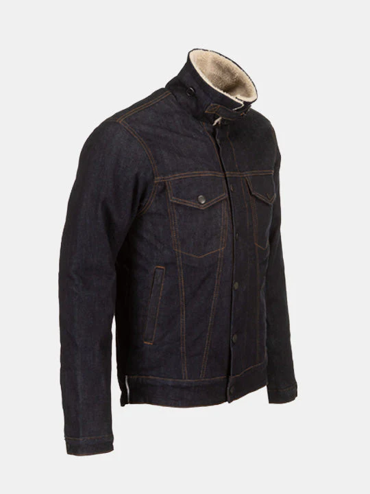 Resurgence Pekev Raw Denim Sherpa Jacket - Image 4